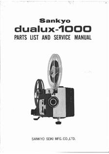 Sankyo Dualux 1000 manual. Camera Instructions.